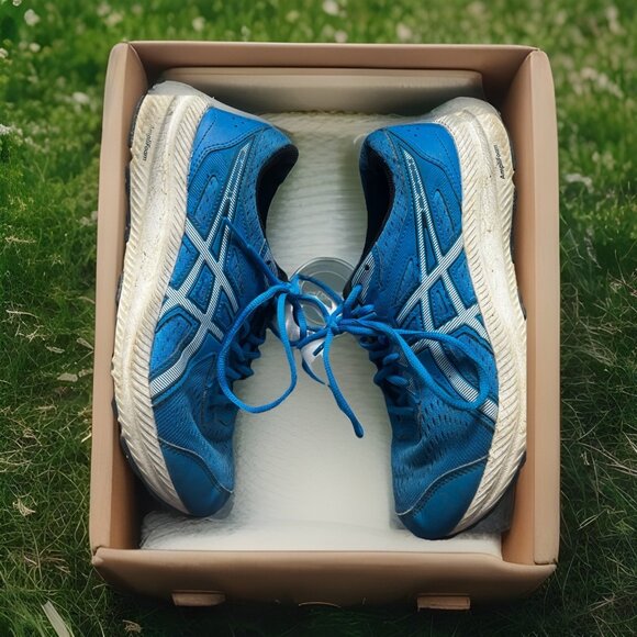 Asics Gel Contend 8 Men's Size 8.5 US Blue Running Sneaker Shoes 1011B492 - Picture 1 of 16